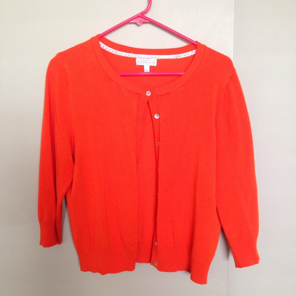 Orange Cardigan
